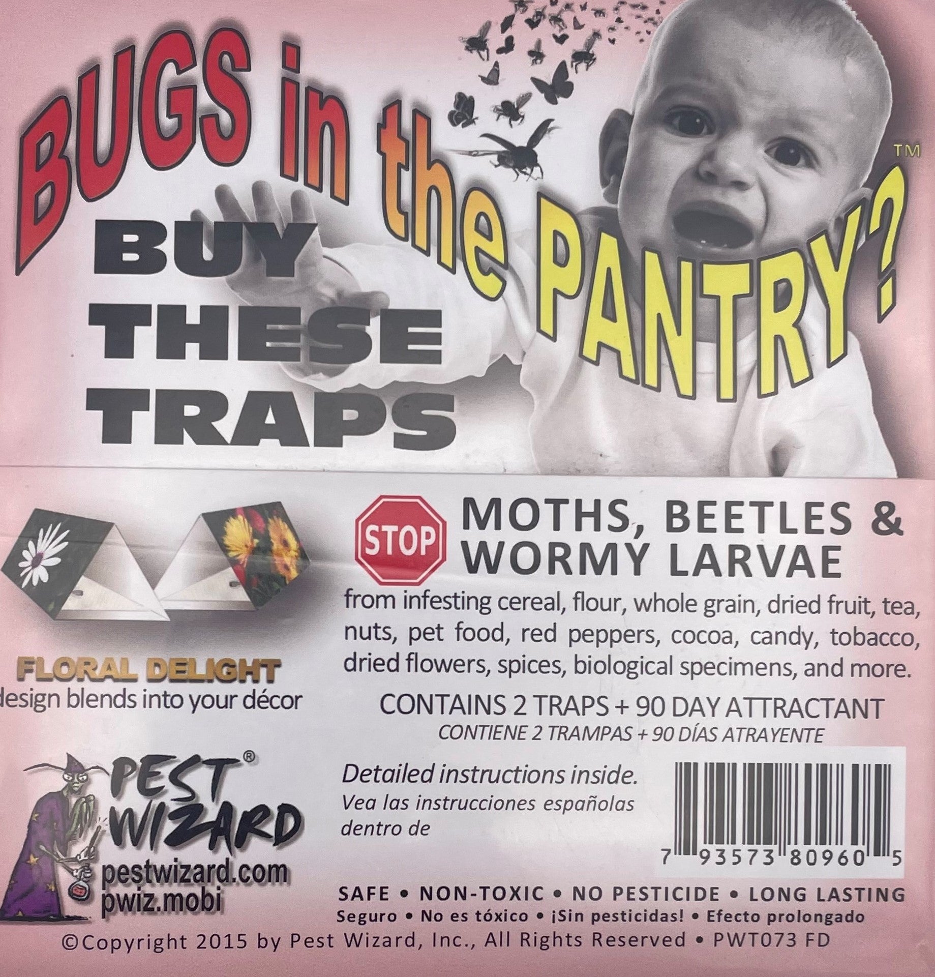 Safer Pantry Pest Trap - 2 pack