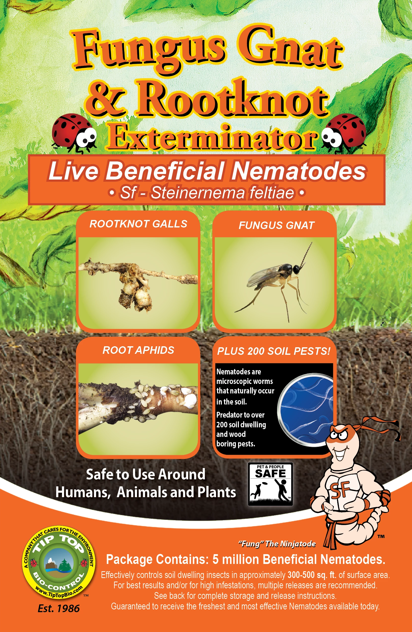 Beneficial Nematodes for Grubs and Soil-Dwelling Pests